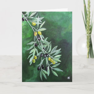 Olives in the November Dusk Painting by Alfred Fox Card
