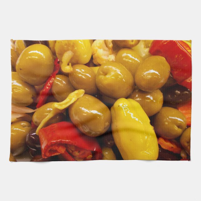 Olives Kitchen Towel (Horizontal)