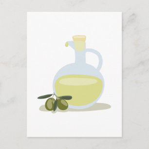 Olives & Oil Postcard