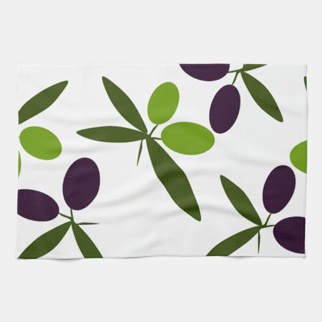 Olives Tea Towel (Horizontal)