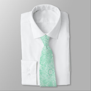 Olivia Garden Heritage Floral - Mint Tie
