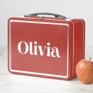 Olivia Metal Lunch Box