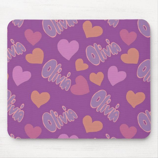 Olivia  mouse pad (Front)