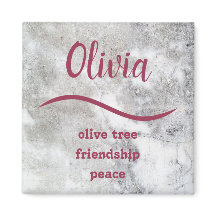 {Olivia} Name Meaning Magnet