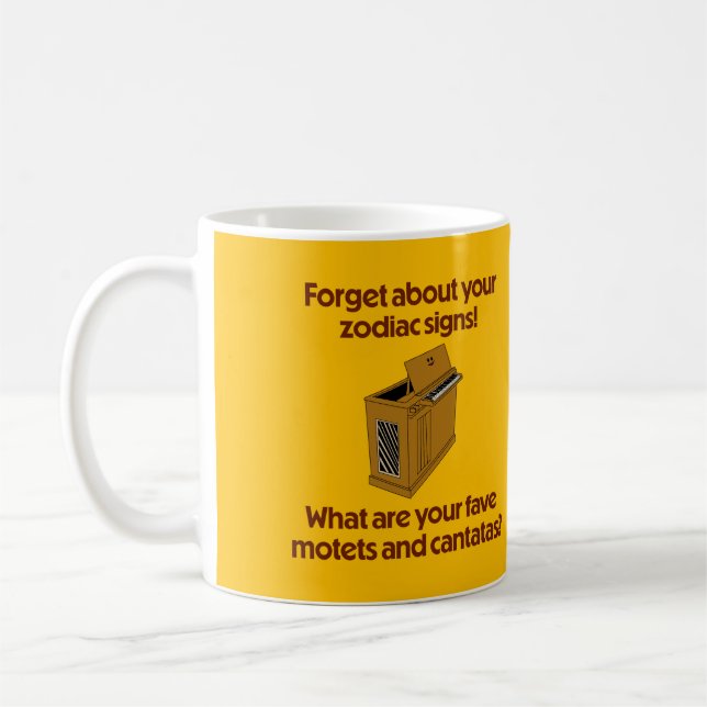 Olivia Organ Mango Coffee Mug (Left)