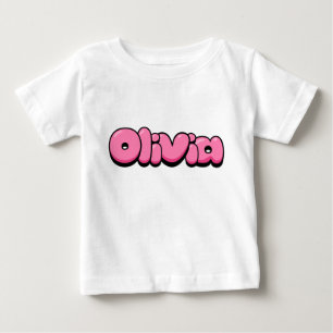 Olivia pink Baby T-Shirt