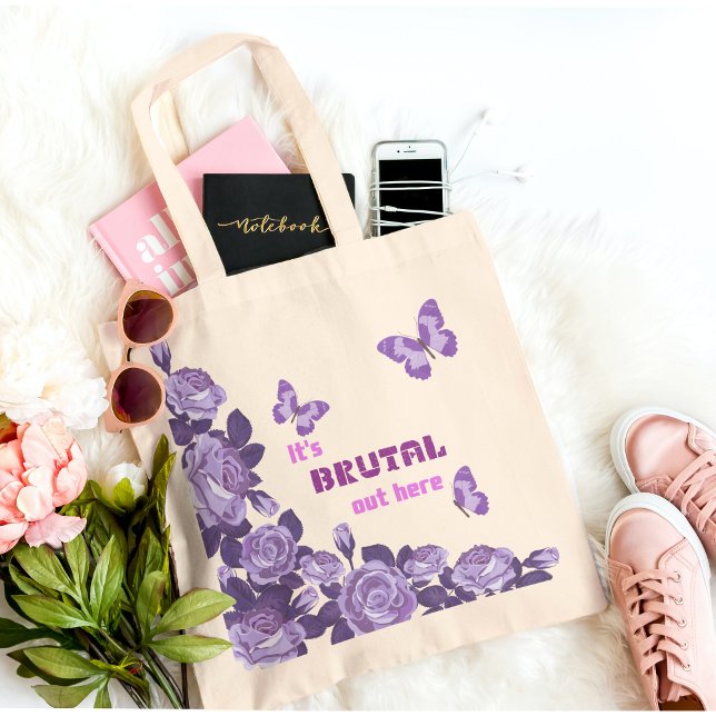 Olivia Rodrigo It's brutal out here Tote Bag (Creator Uploaded)