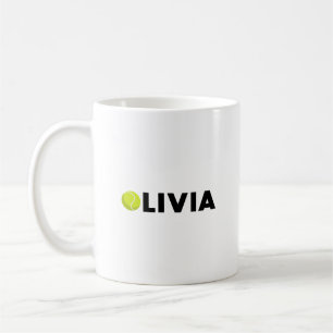 Olivia Tennis Coffee Mug