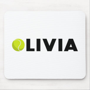 Olivia Tennis Mouse Pad