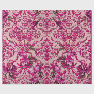 Olivia's Damask Glossy Wrapping Paper