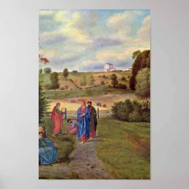 Olivier Ferdinand - Jesus and his disciples Poster (Front)