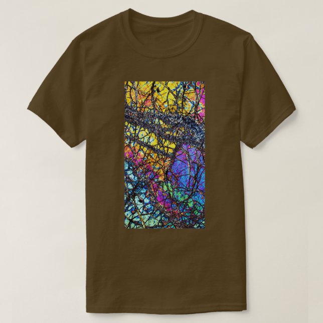 Olivine 2 Thin Section T-Shirt (Design Front)
