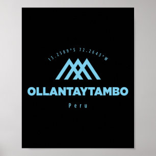 Ollantaytambo Mountain Vacation Skiing Peru  Poster