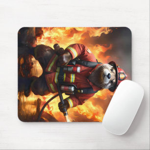 Ollie The Otter Fire Fighter, Mouse Pad