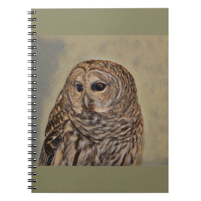 Ollie The Owl Spiral Notebook (Front)