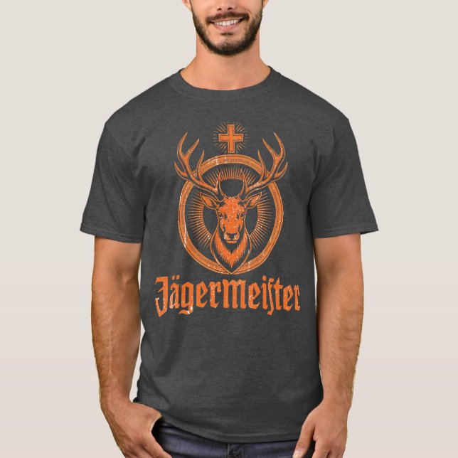 OLLIJ JAGERMEISTER ALCOHOLIC retro T-Shirt (Front)