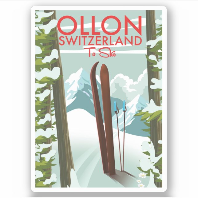 Ollon Switzerland Ski  (Front)