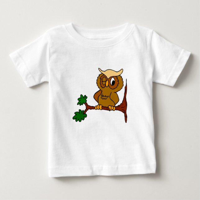 Olly Owl Baby T-Shirt (Front)
