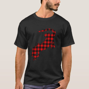 Olm Red Buffalo Plaid Salamander Matching Family P T-Shirt
