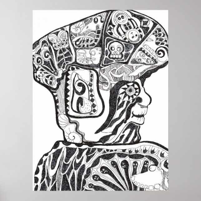Olmec Warrior Poster (Front)