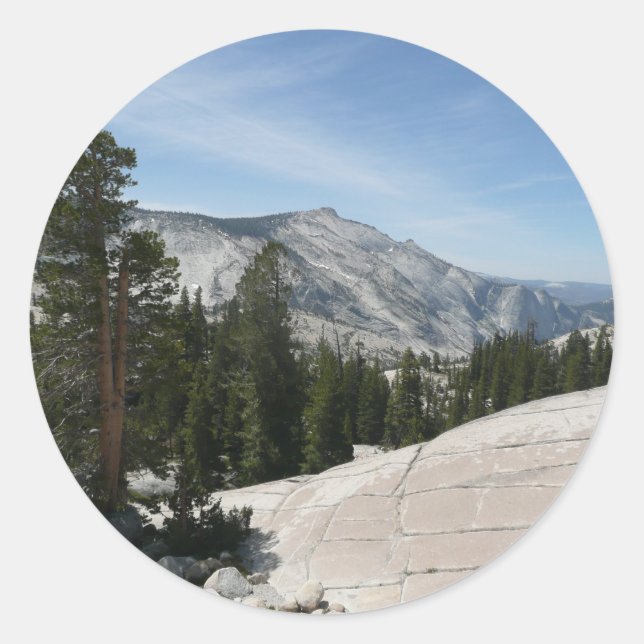 Olmsted Point II from Yosemite National Park Classic Round Sticker (Front)