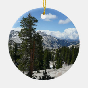 Olmsted Point III in Yosemite National Park Ceramic Tree Decoration