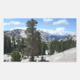 Olmsted Point III in Yosemite National Park Rectangular Sticker