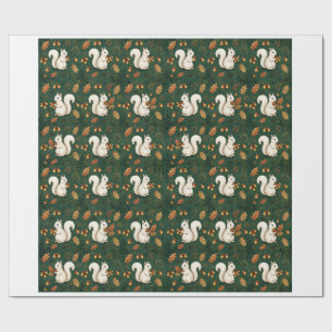 Olney White Squirrel Wrapping Paper