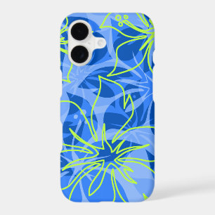 Olowalu Hibiscus Hawaiian Camo Blue