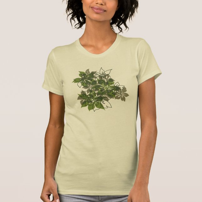 Olowalu Hibiscus Hawaiian Camo Tees (Front)