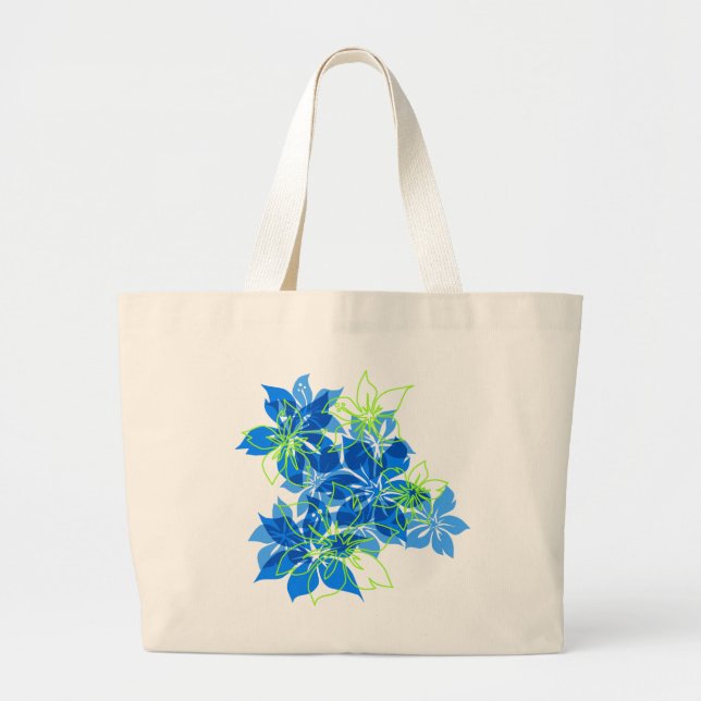 Olowalu Hibiscus Hawaiian Camo Totes (Front)