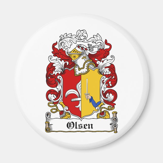 Olsen Family Crest Magnet (Front)