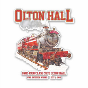 Olton Hall Vintage Steam Train English Locomotive 