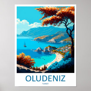 Ölüdeniz Travel Print Wall Art Ölüdeniz Wall Hangi