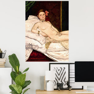 Olympia by Edouard Manet Poster