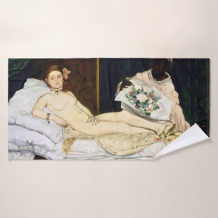 Olympia, Edouard Manet, 1863 Bath Towel