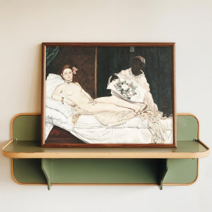 Olympia Edouard Manet Classic French Painting Poster
