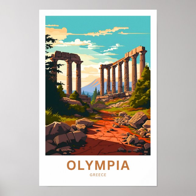 Olympia Greece Travel Print (Front)