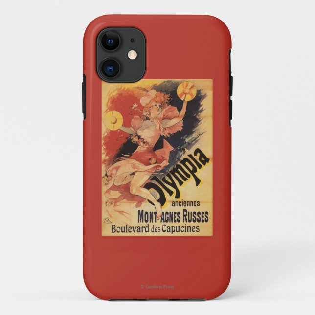 Olympia Nightclub Girl Crashing Cymbals Case-Mate iPhone Case (Back)