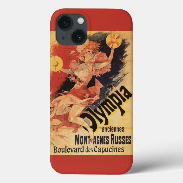 Olympia Nightclub Girl Crashing Cymbals Case-Mate iPhone Case (Back)