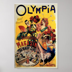 Olympia, The Shop Girl Operette Poster