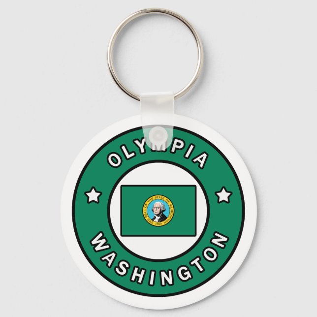 Olympia Washington Key Ring (Front)