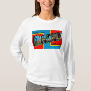 Olympia, Washington - Large Letter Scenes 2 T-Shirt