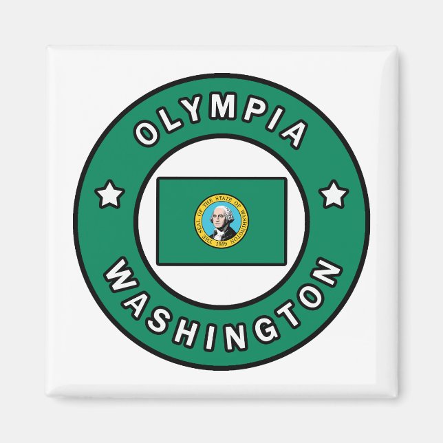 Olympia Washington Magnet (Front)