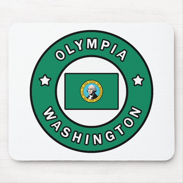 Olympia Washington Mouse Pad (Front)