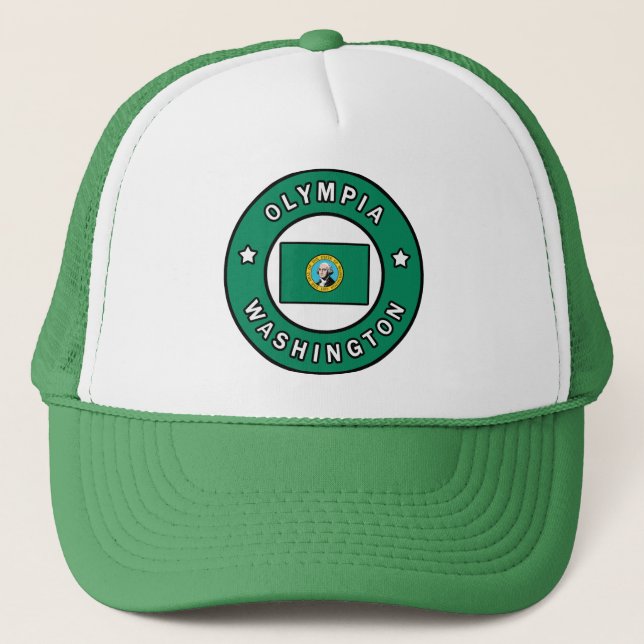Olympia Washington Trucker Hat (Front)