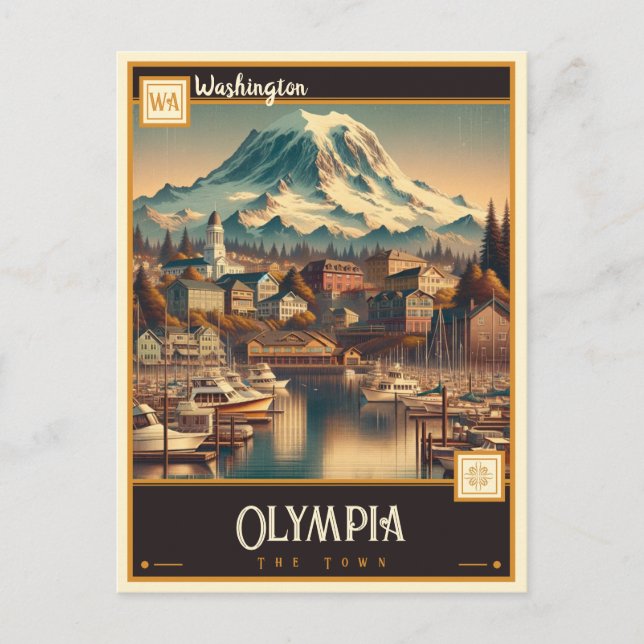 Olympia, Washington| Vintage Postcard (Front)