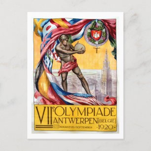 Olympiade Antwerpen Postcard