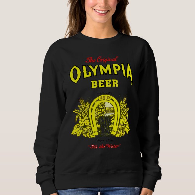 Olympias Beer Printed Retro Essential For Men Wome Sweatshirt (Front)