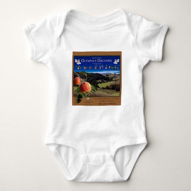 Olympia's Orchard Baby Bodysuit (Front)